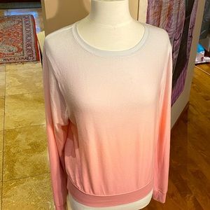 WILDFOX Ombre Gradient Pastel Sweatshirt Candy Sweet Top Lounge Kawaii Tie Dye S